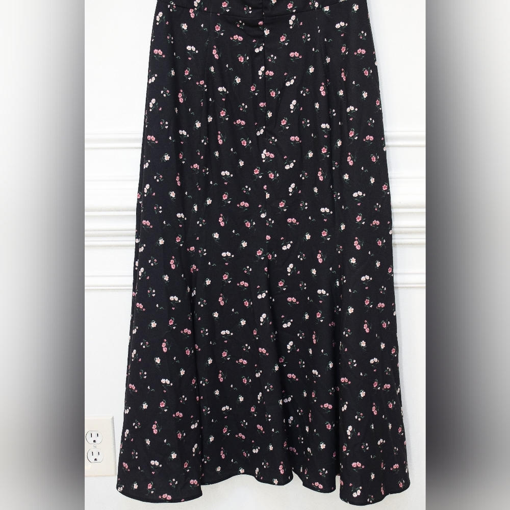 House of CB Black Floral Midi Dress - Picture 9 of 12